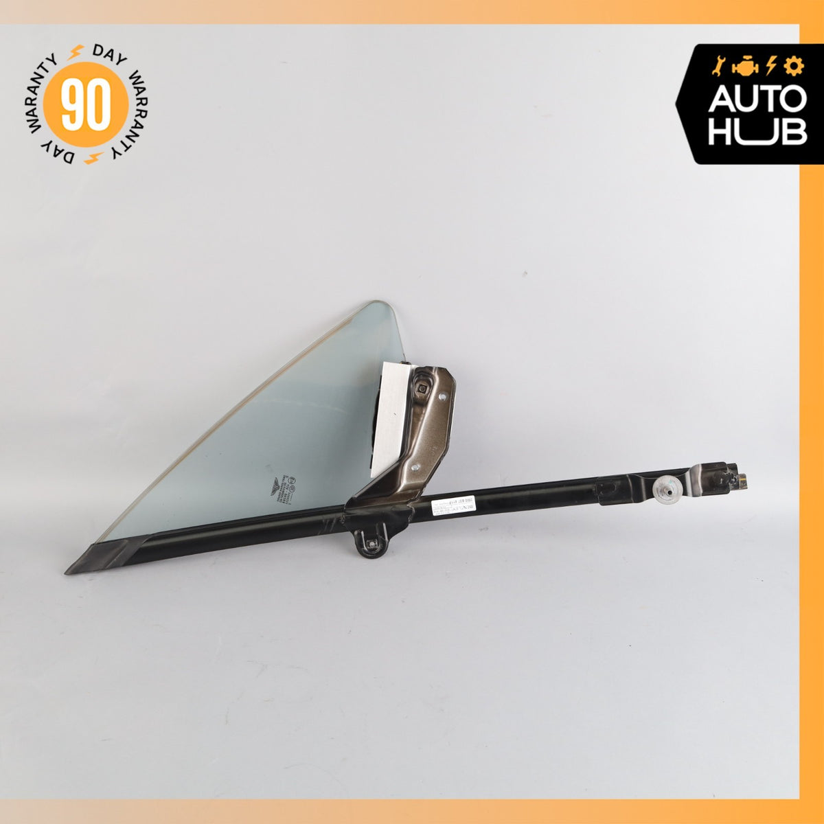 03-17 Bentley Continental GT Front Left Side Door Vent Window Glass OEM - photo 8