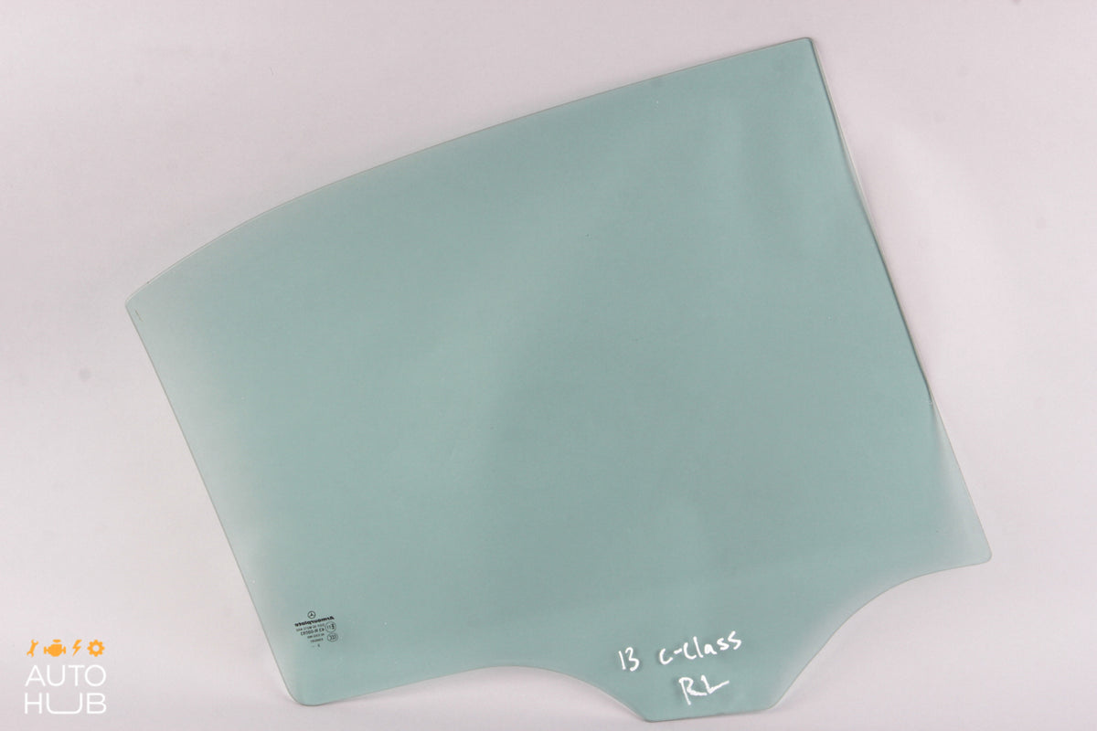 08-14 Mercedes W204 C300 C350 Rear Left Driver Side Door Window Glass OEM - photo 7