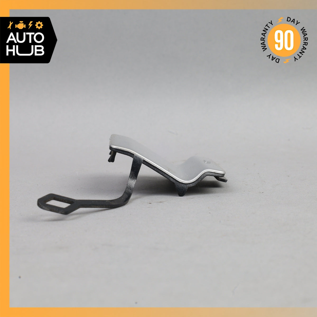 11-16 BMW F10 528i 535i 550i Rear Bumper Tow Hook Cover Cap Silver OEM - photo 3