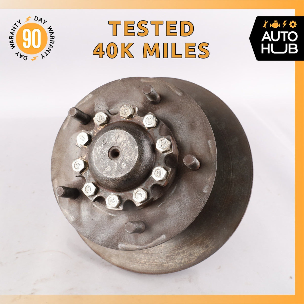 Rolls Royce Silver Spur Mulsanne Rear Left Spindle Knuckle Hub w/ Disc OEM - photo 1