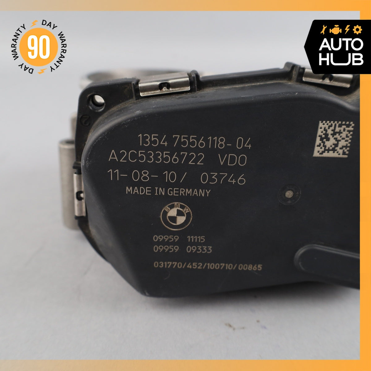 BMW E88 128i Engine Motor Throttle Body 13547556118 OEM - photo 9