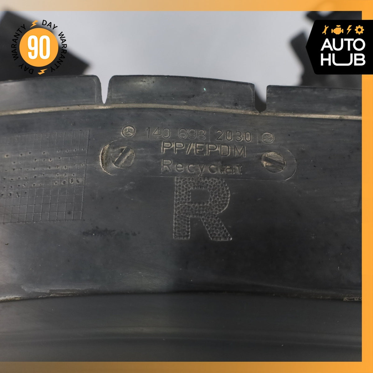 Mercedes W140 CL600 S500 Coupe Front Right Wheelarch Liner Splash Shield OEM 63k - photo 9