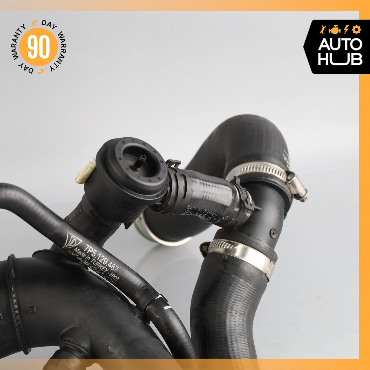 Porsche Cayenne 958 3.6L Left Radiator Intercooler Coolant Hose Set OEM - photo 5