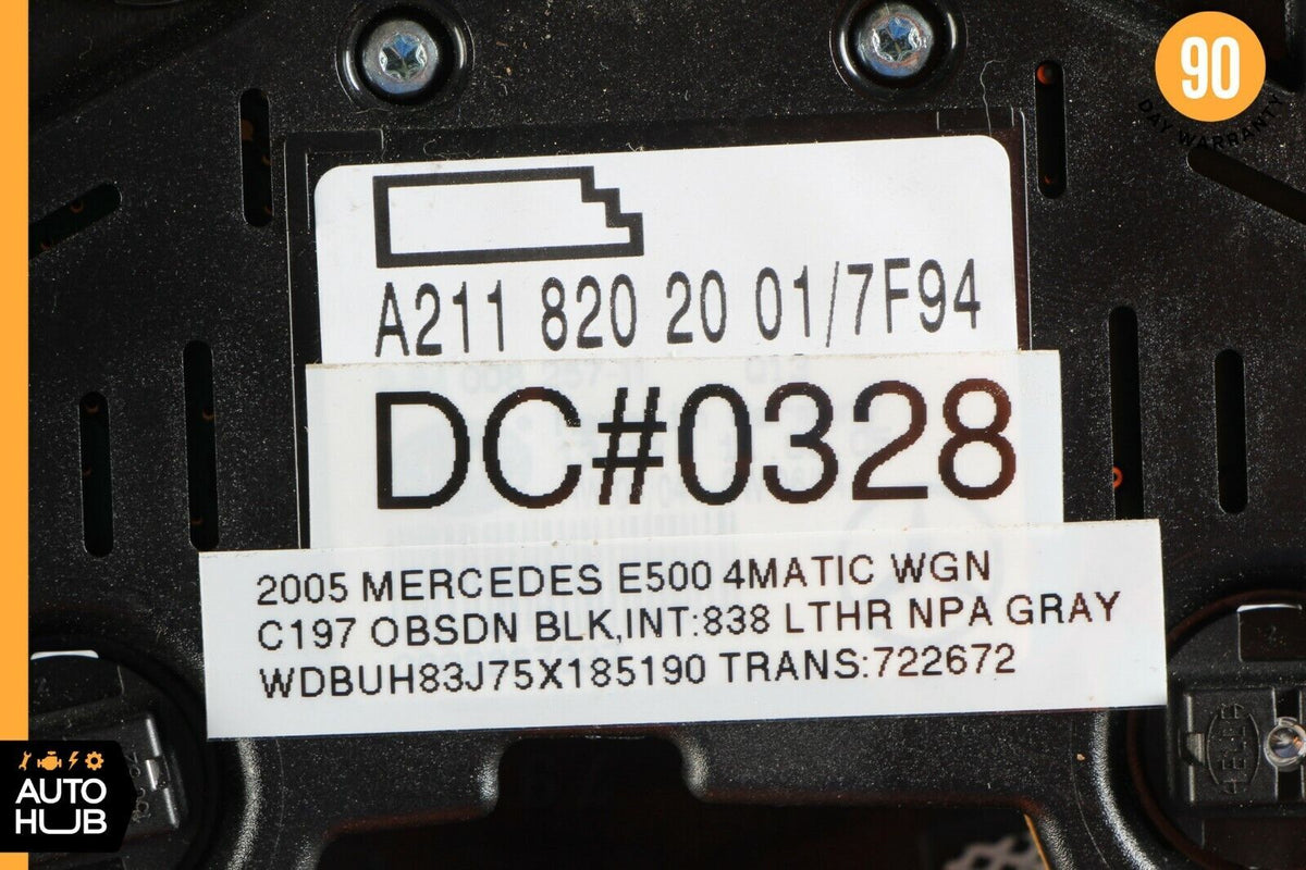 03-11 Mercedes W211 E500 CLS500 Rear Overhead Dome Light Gray 2118202001 OEM - photo 7