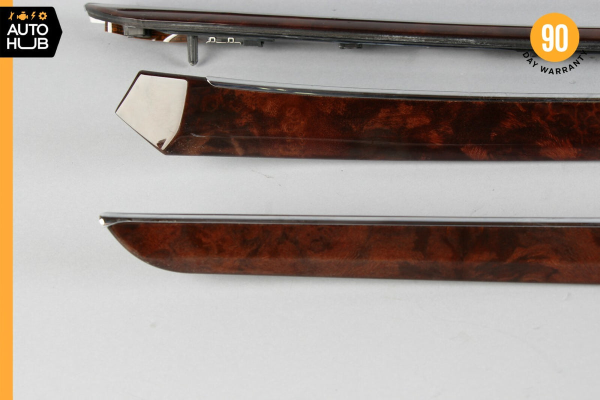 10-13 Mercedes W221 S400 S550 Door Panel Trim Set 2217205222 Wood OEM - photo 7