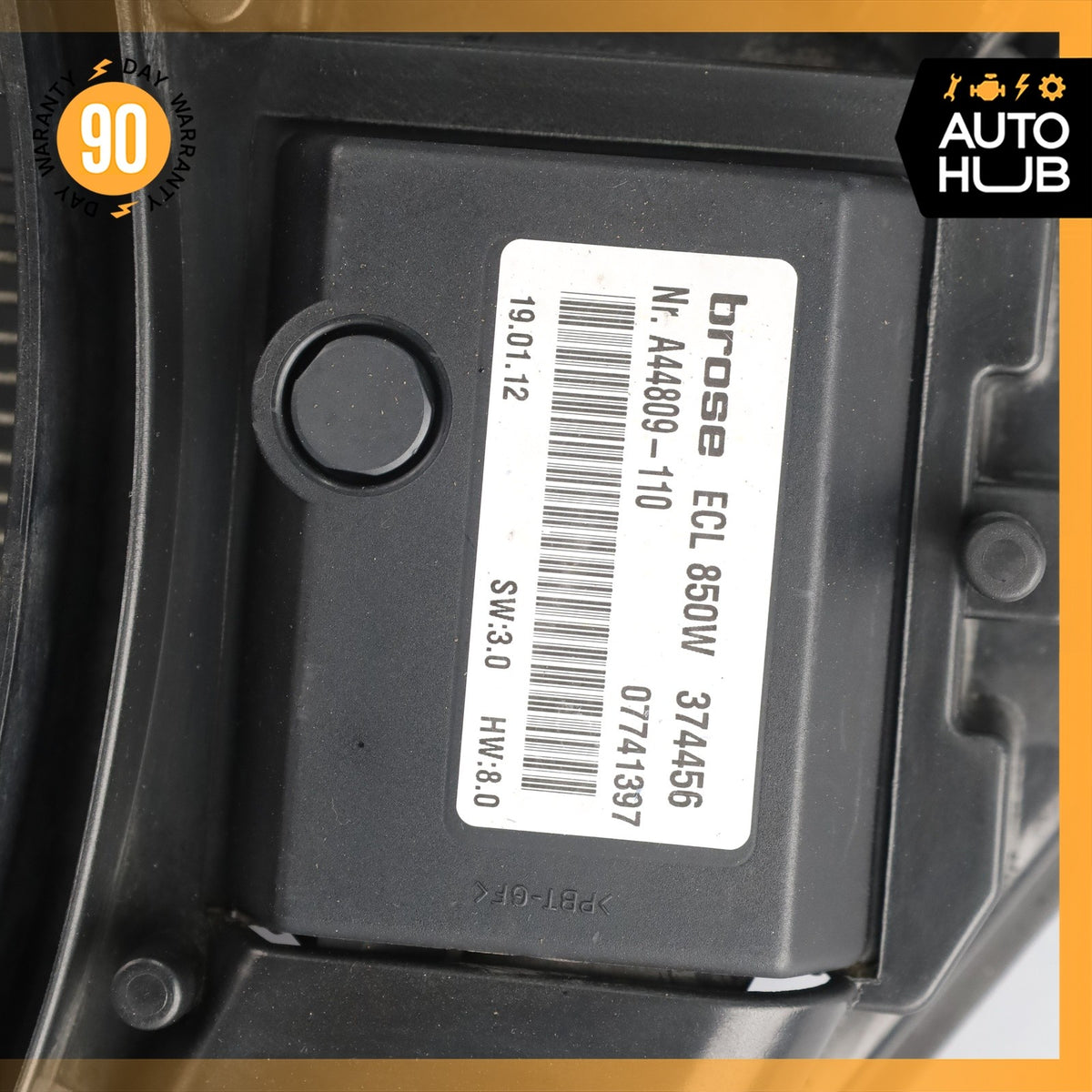 07-13 Mercedes X164 GL350 ML350 Engine Motor Cooling Fan Assembly 1645000093 OEM - photo 10