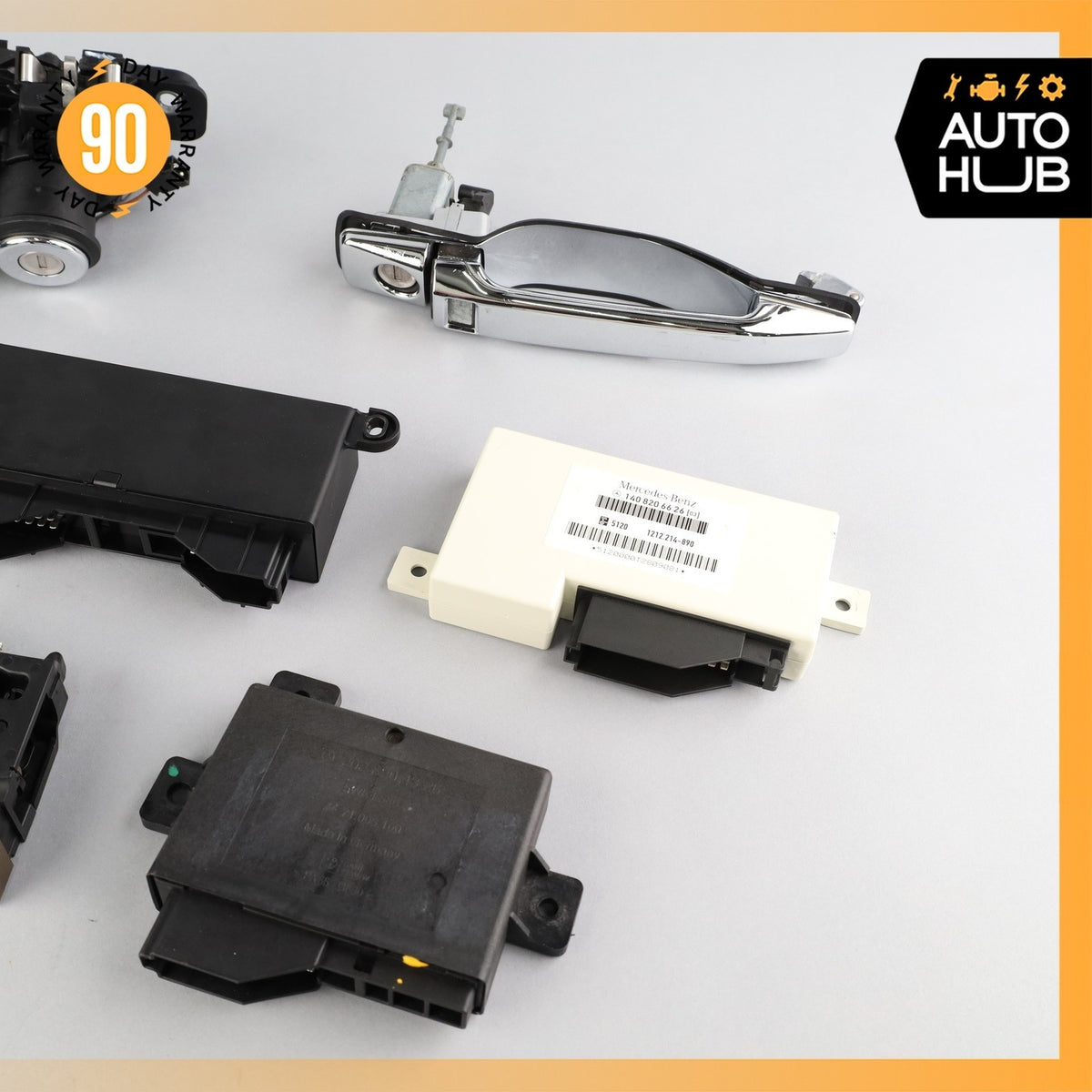1997 Mercedes W140 CL600 S 500 Steering Ignition Switch Trunk Door Lock Set OEM - photo 4