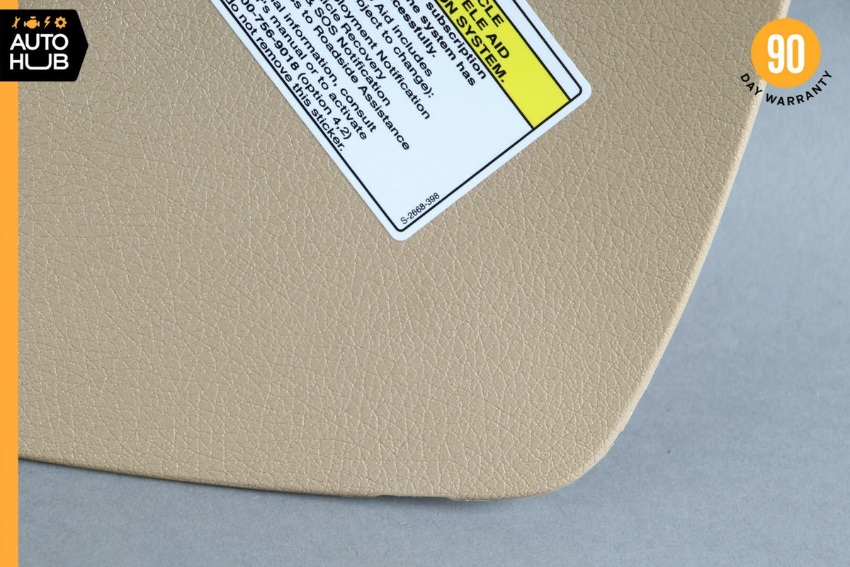 03-09 Mercedes W211 E320 E500 Left Side Dashboard Trim Cover Panel Beige OEM - photo 3