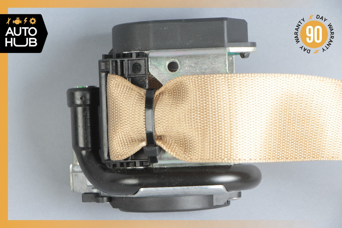 06-09 Mercedes W219 CLS55 E63 AMG Front Left Driver Side Seat Belt Beige OEM - photo 10