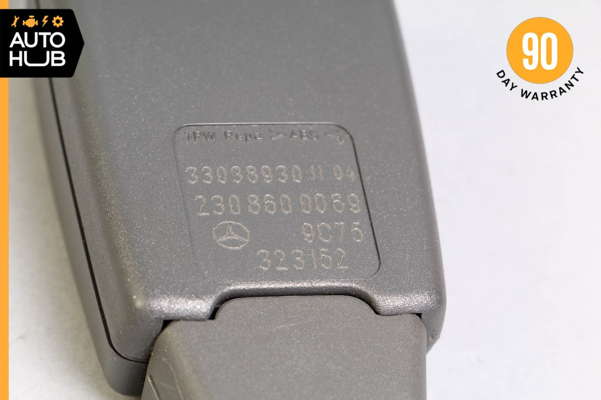 03-08 Mercedes R230 SL500 SL55 AMG SL550 Left or Right Seat Belt Buckle OEM - photo 11