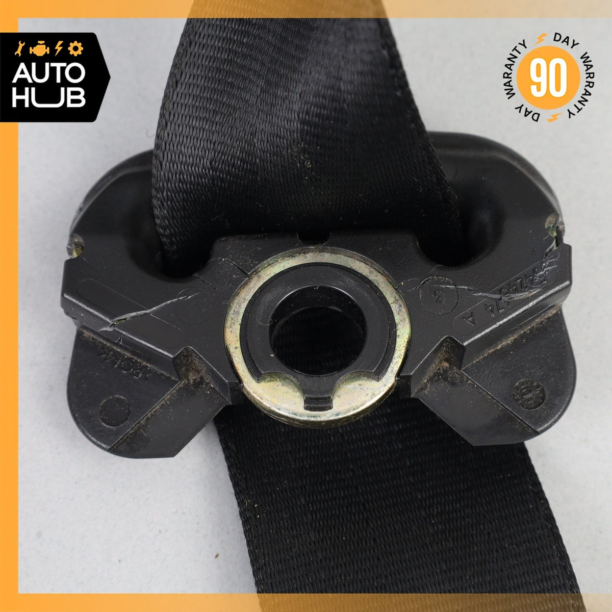 Porsche Cayenne 955 Front Left Driver Side Seat Belt Black OEM - photo 8