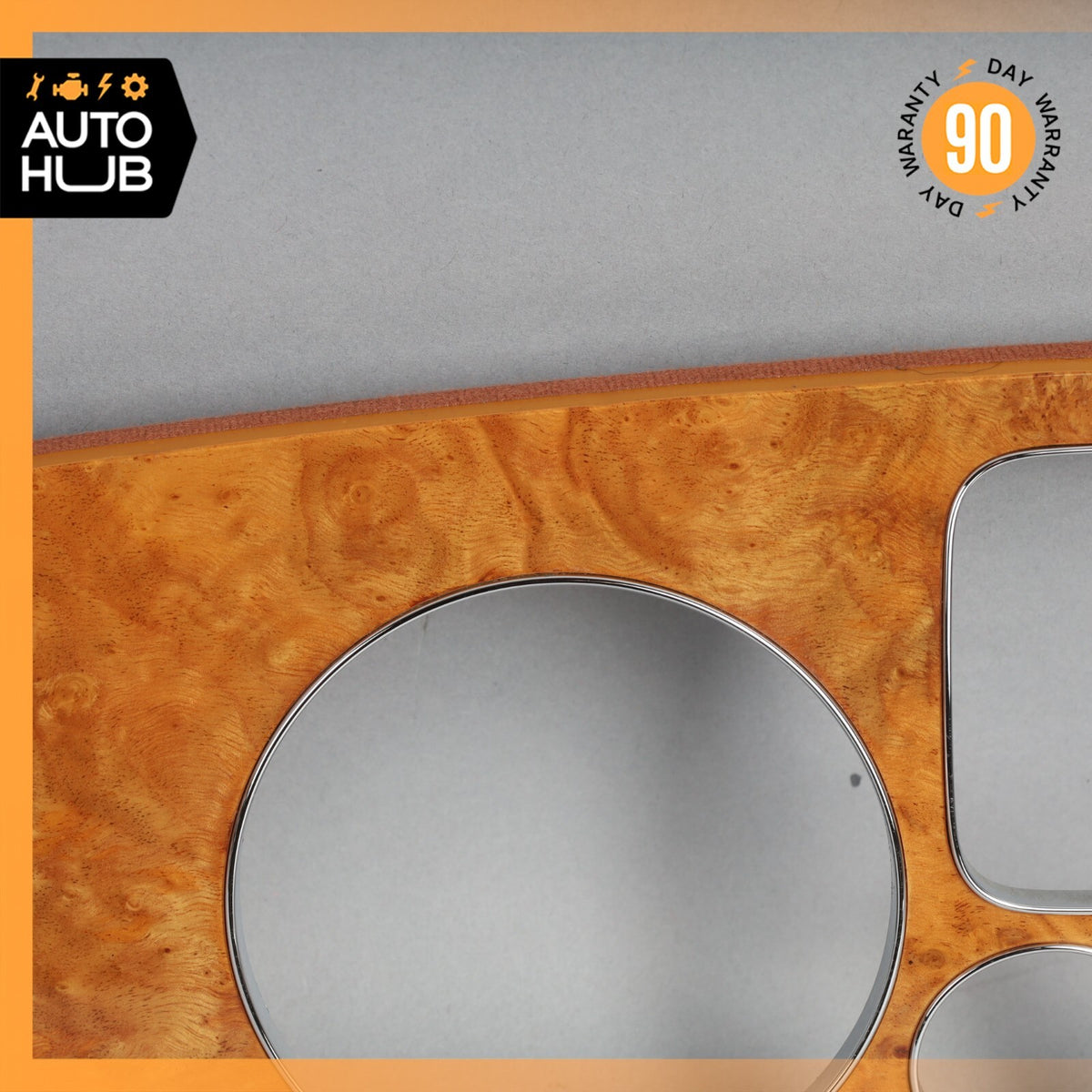 03-13 Bentley Continental GT GTC Dash Panel Speedometer Bezel Trim Wood OEM - photo 4