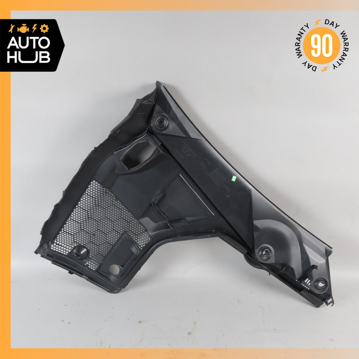 16-20 Mercedes W205 C350e C43 Left Water Baffle Cowl Engine Cover Panel OEM - photo 8