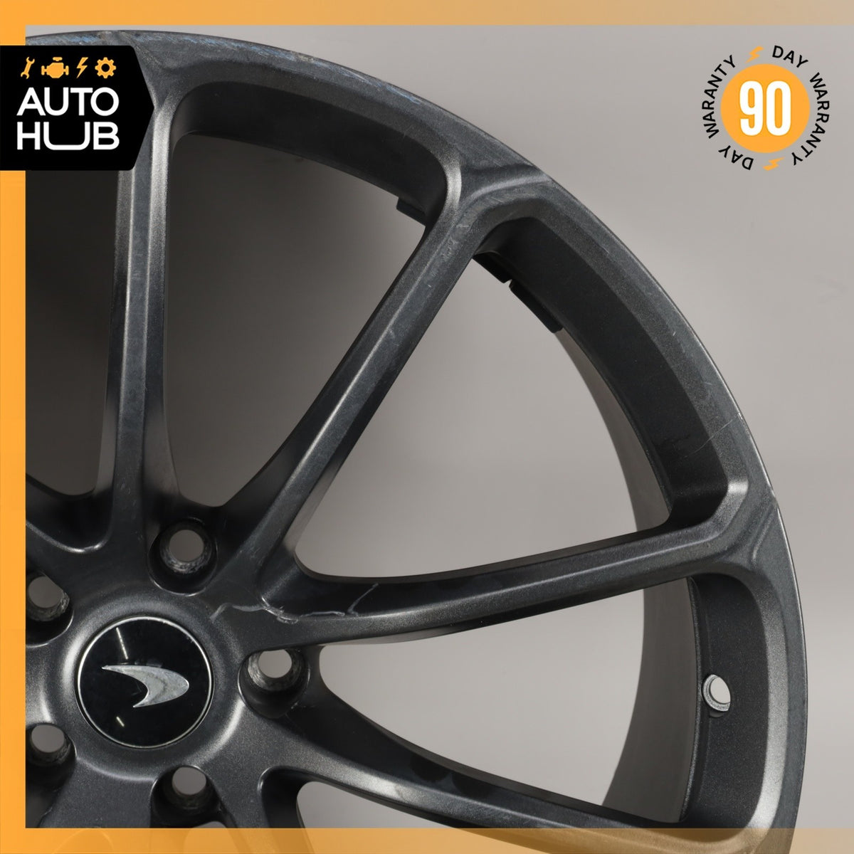 McLaren P13 570S 570GT 10 x 20 20" Rear Wheel Rim Gray 13BA034SP OEM - photo 3