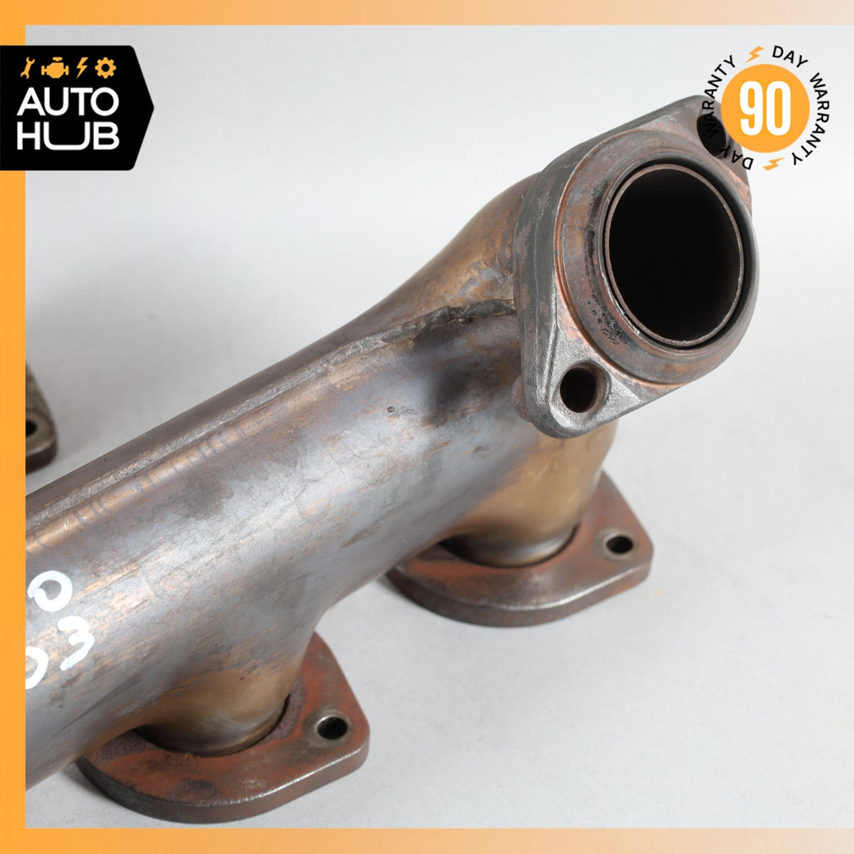03-06 Mercedes R230 SL500 CLK500 Exhaust Manifold Right & Left Set of 2 OEM - photo 5