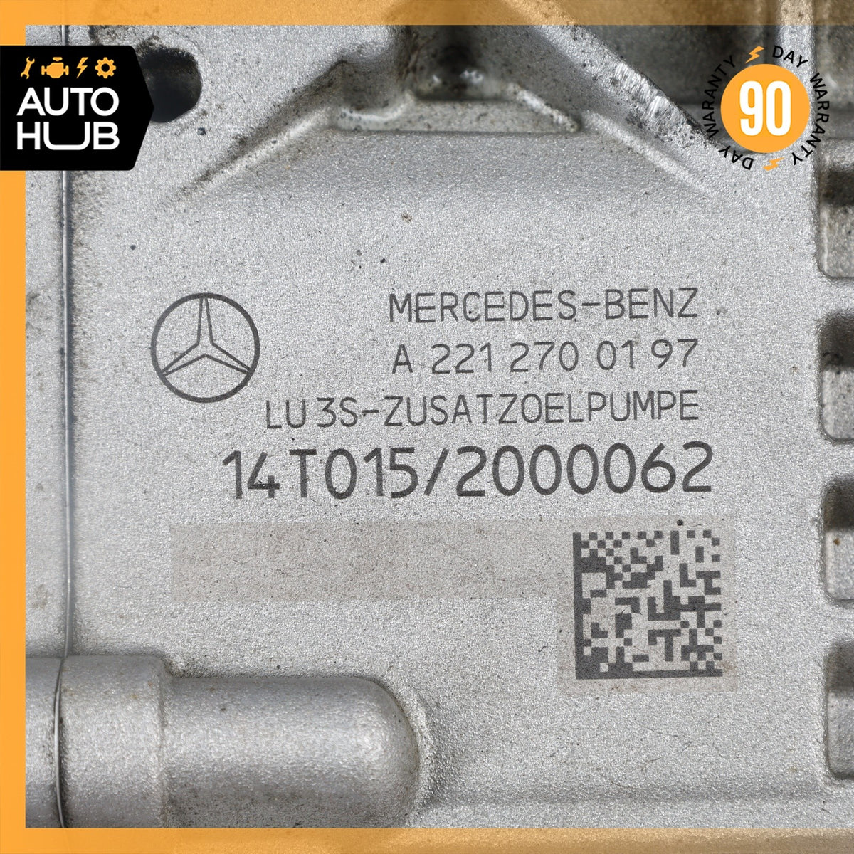 Mercedes W212 E350 S400 SLK350 SL400 Transmission Auxiliary AUX Oil Pump OEM - photo 4