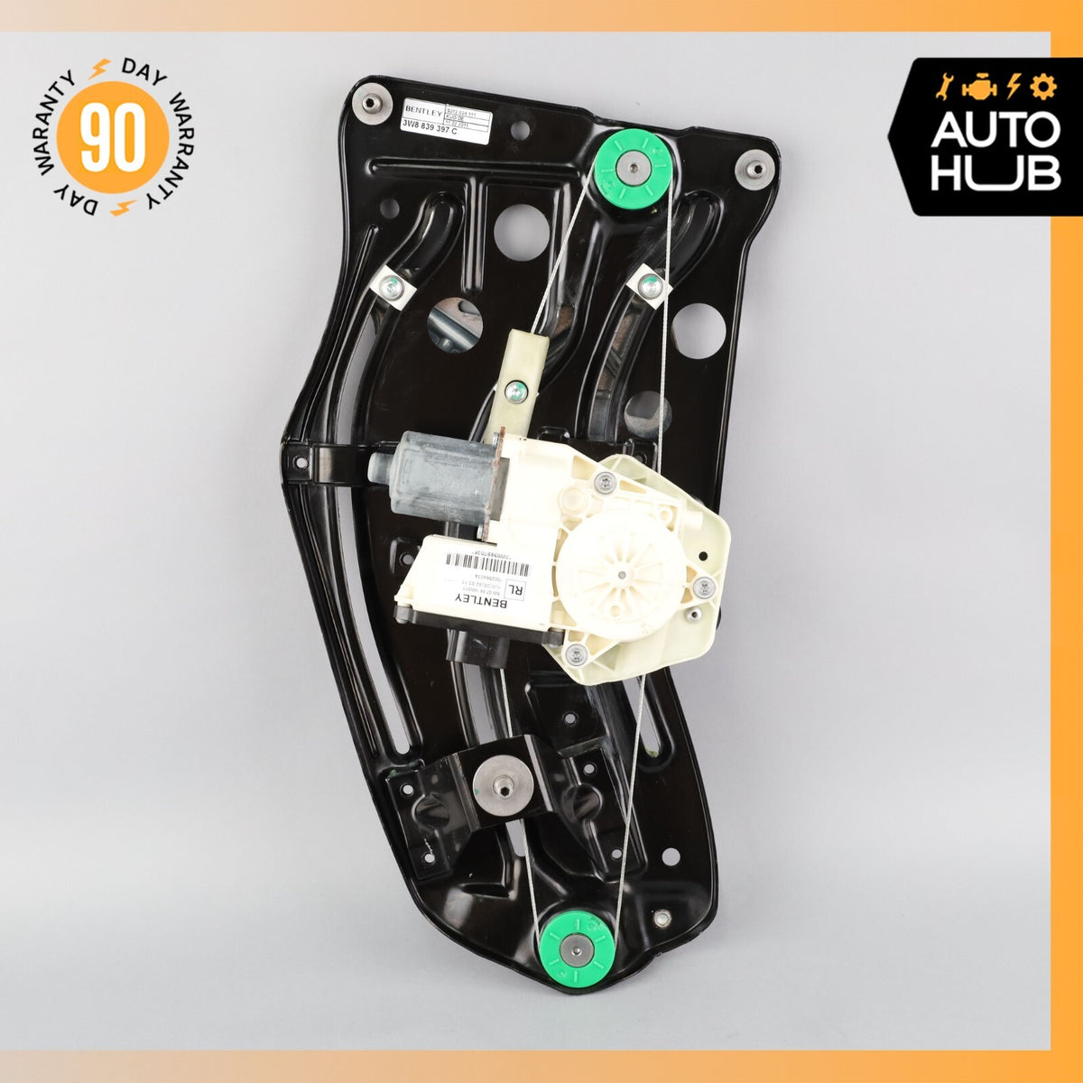 12-17 Bentley Continental GT Rear Left Side Quarter Window Regulator Motor OEM - photo 5