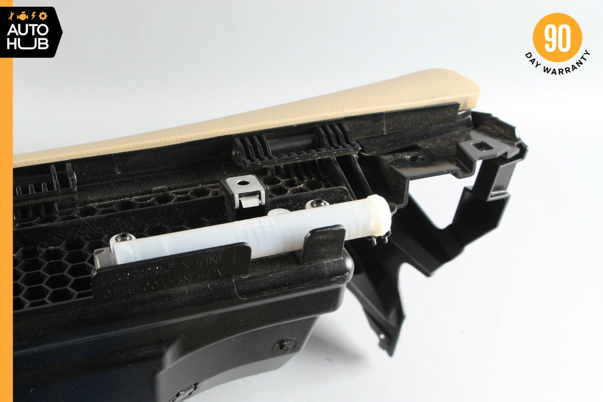 07-09 Mercedes W211 E350 E550 Dashboard Glove Box Storage Compartment Beige OEM - photo 11