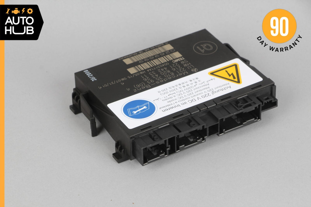 07-10 Mercedes W221 S63 CL550 Front Left or Right Seat Contour Control Module - photo 2
