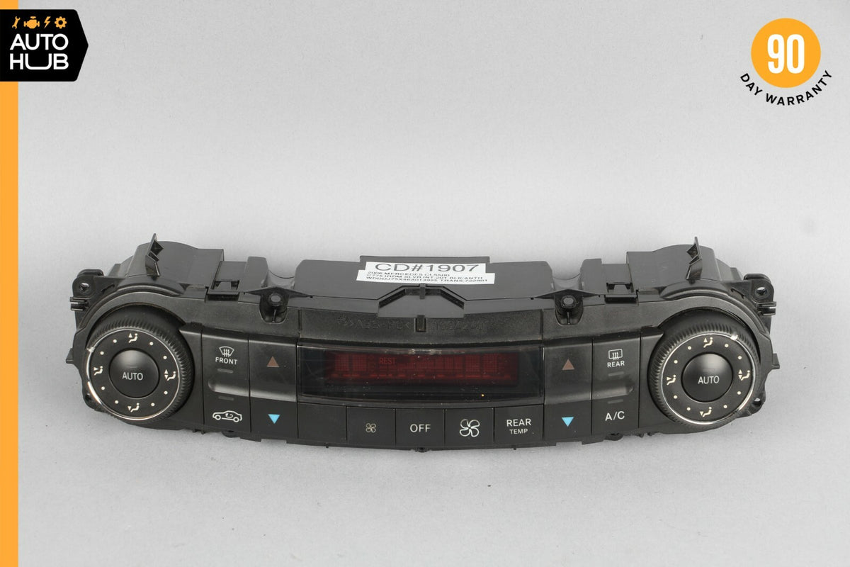 06-11 Mercedes W219 CLS500 CLS55 AMG A/C AC Heater Climate Control Unit OEM - photo 1