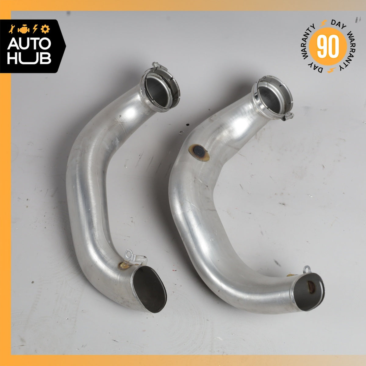 Mercedes X166 GL450 S550 CL550 M278 Turbocharger Air Intake Duct Tube Set OEM - photo 1