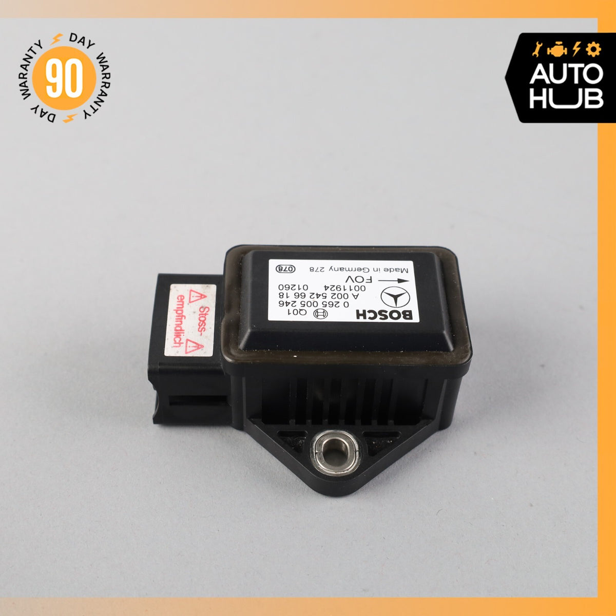 03-06 Mercedes R230 SL500 S430 CL500 Yaw Turn Rate Acceleration Sensor OEM - photo 3