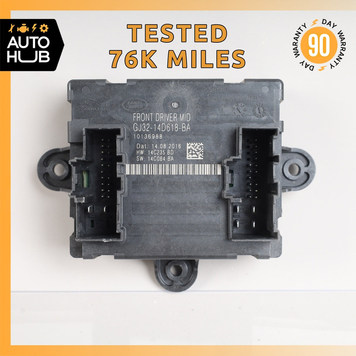 14-17 Range Rover Sport L494 Front Left Driver Side Door Control Module OEM 76k - photo 1