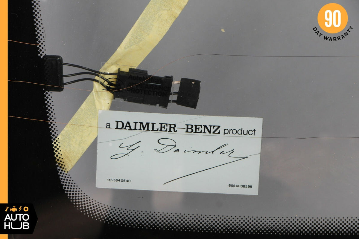 03-04 Mercedes R230 SL500 SL55 AMG Front Windshield Glass Wind Shield OEM - photo 8