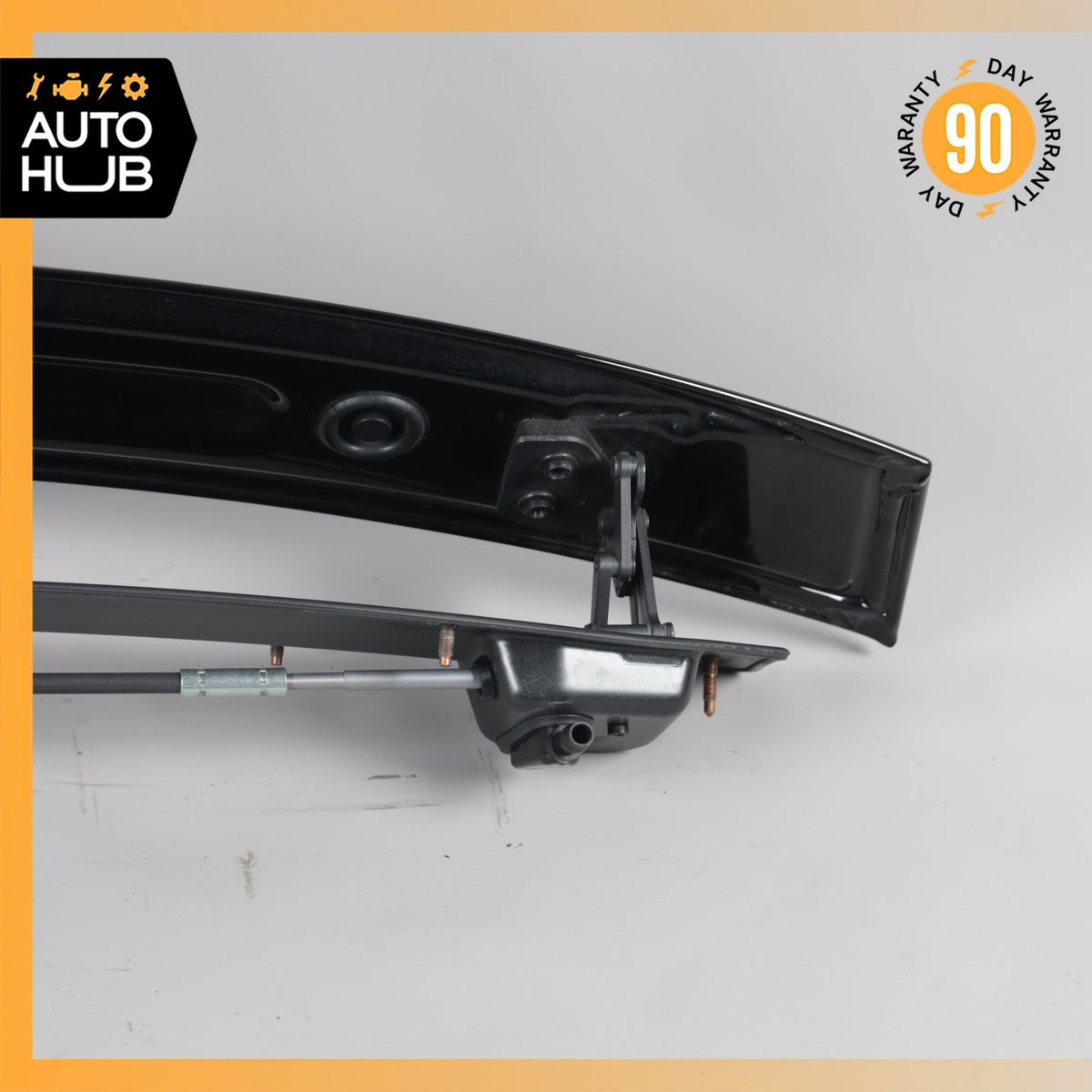 11-15 Audi 8J TT Coupe Rear Tailgate Trunk Lid Spoiler Wing Black OEM 74k - photo 11