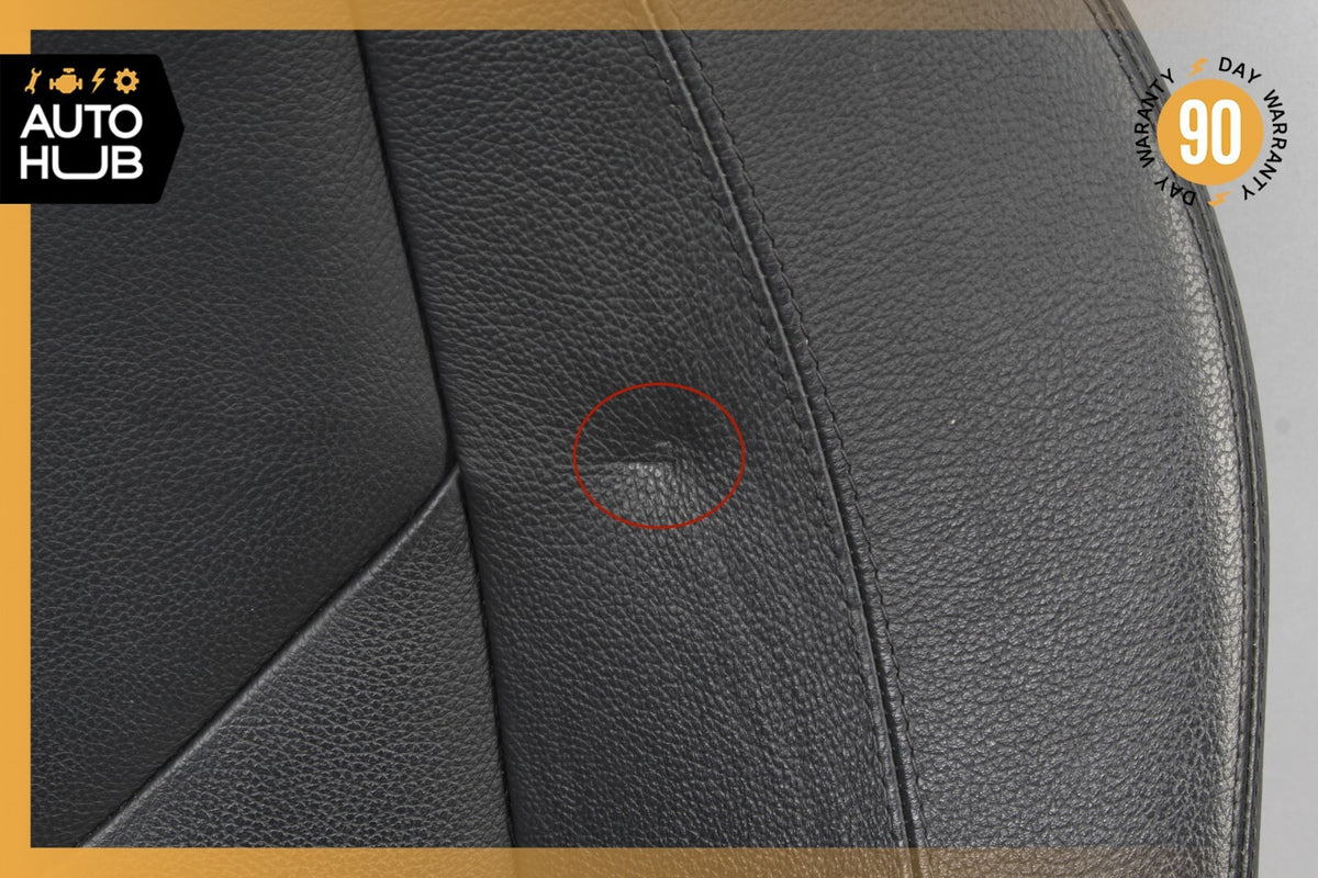 05-11 Mercedes R171 SLK280 SLK350 Seat Cushion Right Side Upper Top Black OEM - photo 7