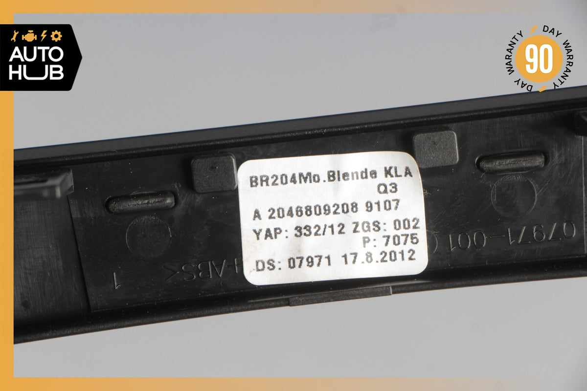 12-14 Mercedes W204 C250 C300 AC A/C Climate Control Switch Trim Bezel OEM 61k - photo 9