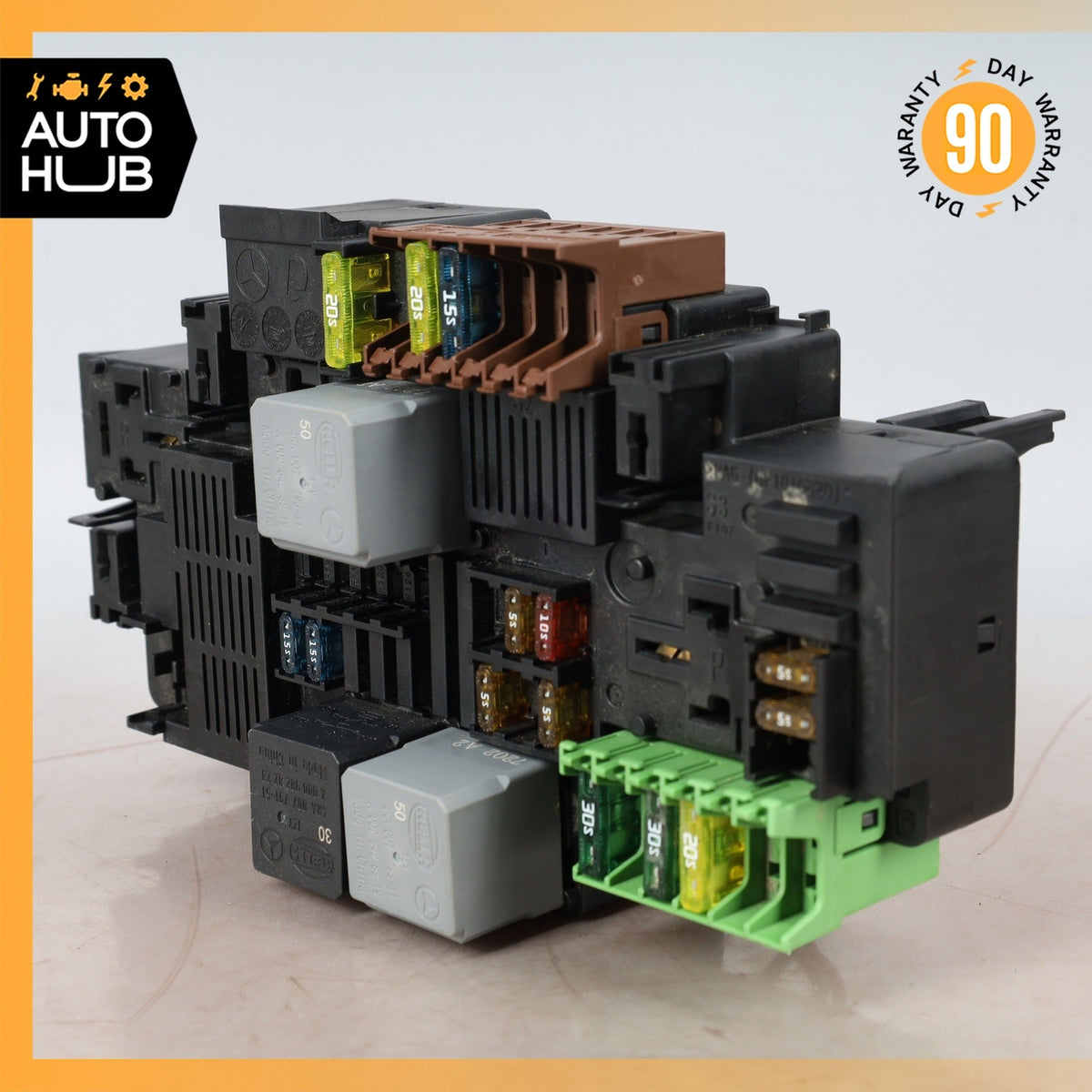 Mercedes W213 E300 E43 AMG Front Engine Fuse Box Relay 2139062202 OEM - photo 5