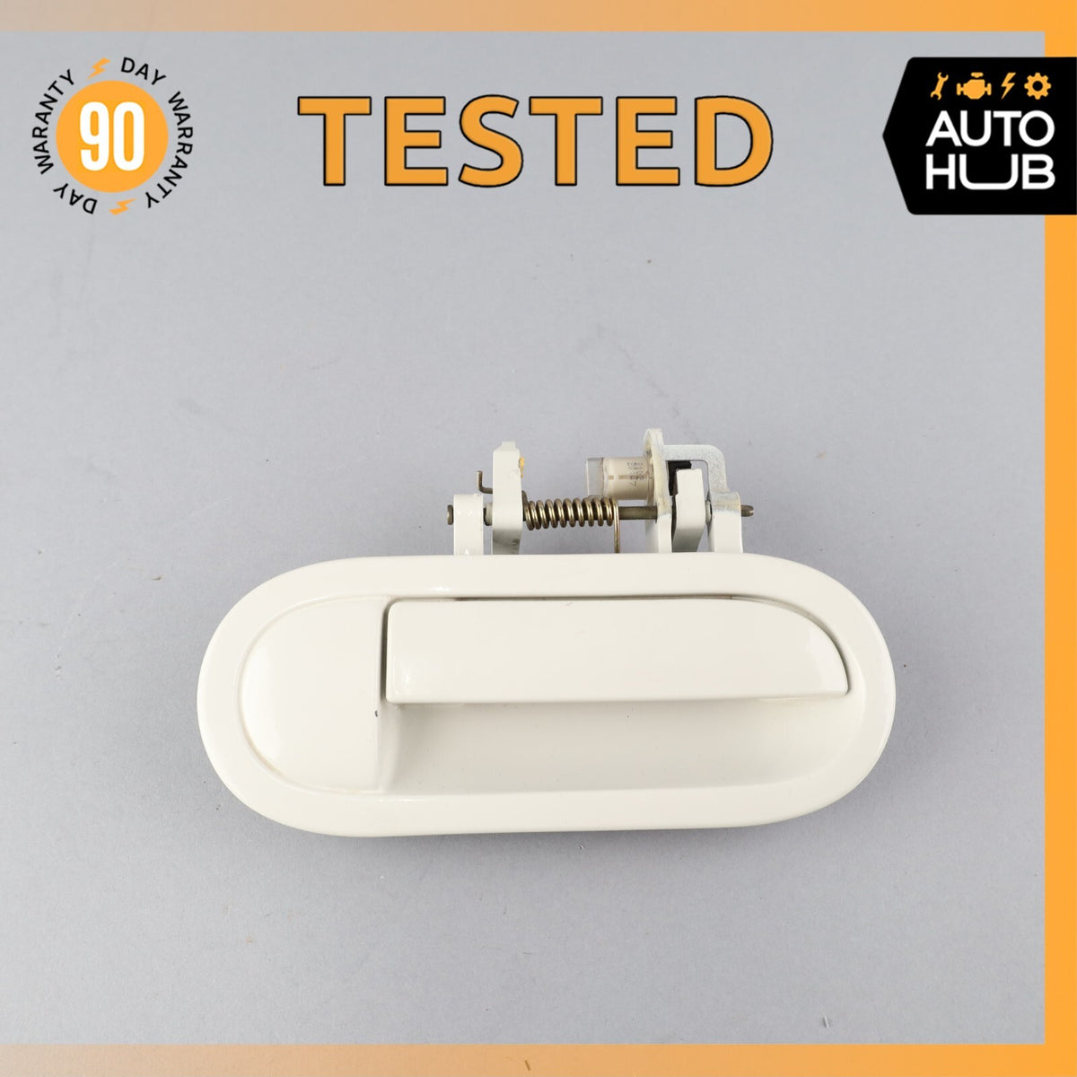 02-05 Ford Thunderbird Right Passenger Side Exterior Door Handle White OEM - photo 1