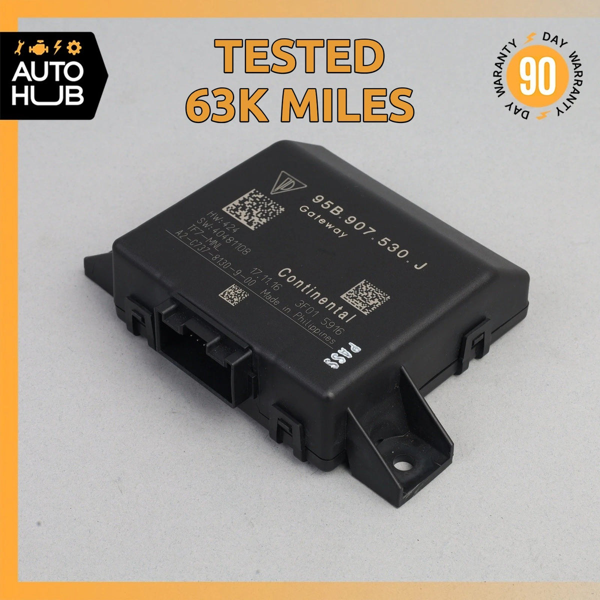 Porsche Macan 95B Gateway Control Module 95B907530J OEM 63k - photo 1