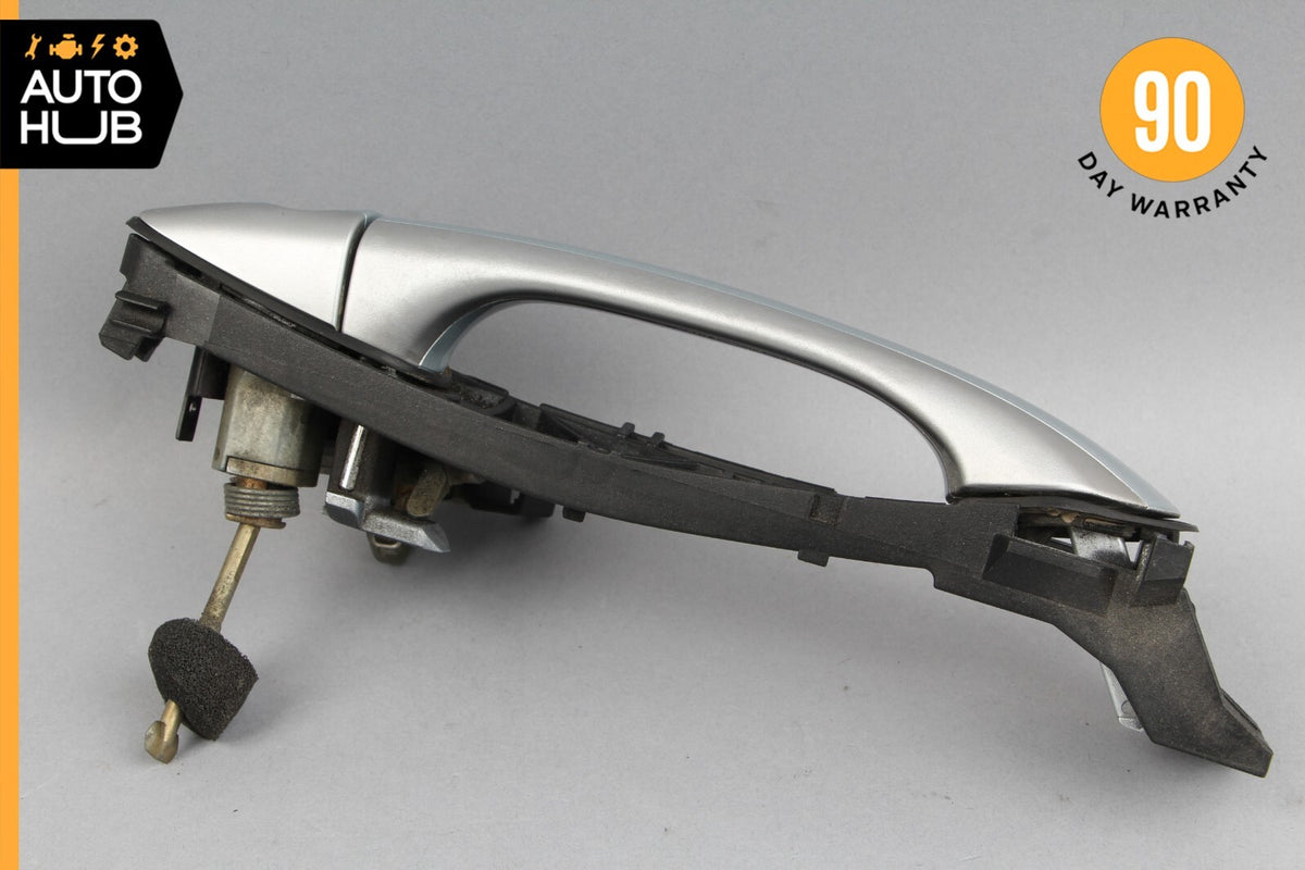 03-06 Mercedes R230 SL500 SL55 AMG Left Side Exterior Door Handle Silver OEM - photo 6