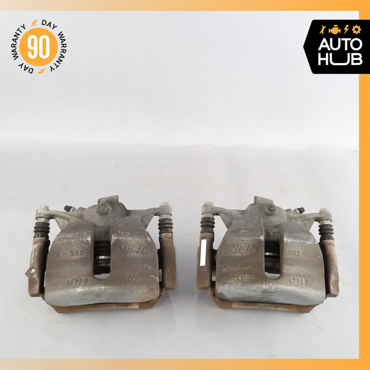 15-20 Audi 8V A3 Front Left & Right Brake Caliper Set OEM - photo 5