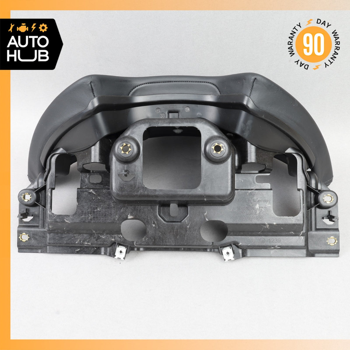11-18 Porsche Cayenne 958 Upper Dashboard Dash Board Cluster Cover Black OEM - photo 8