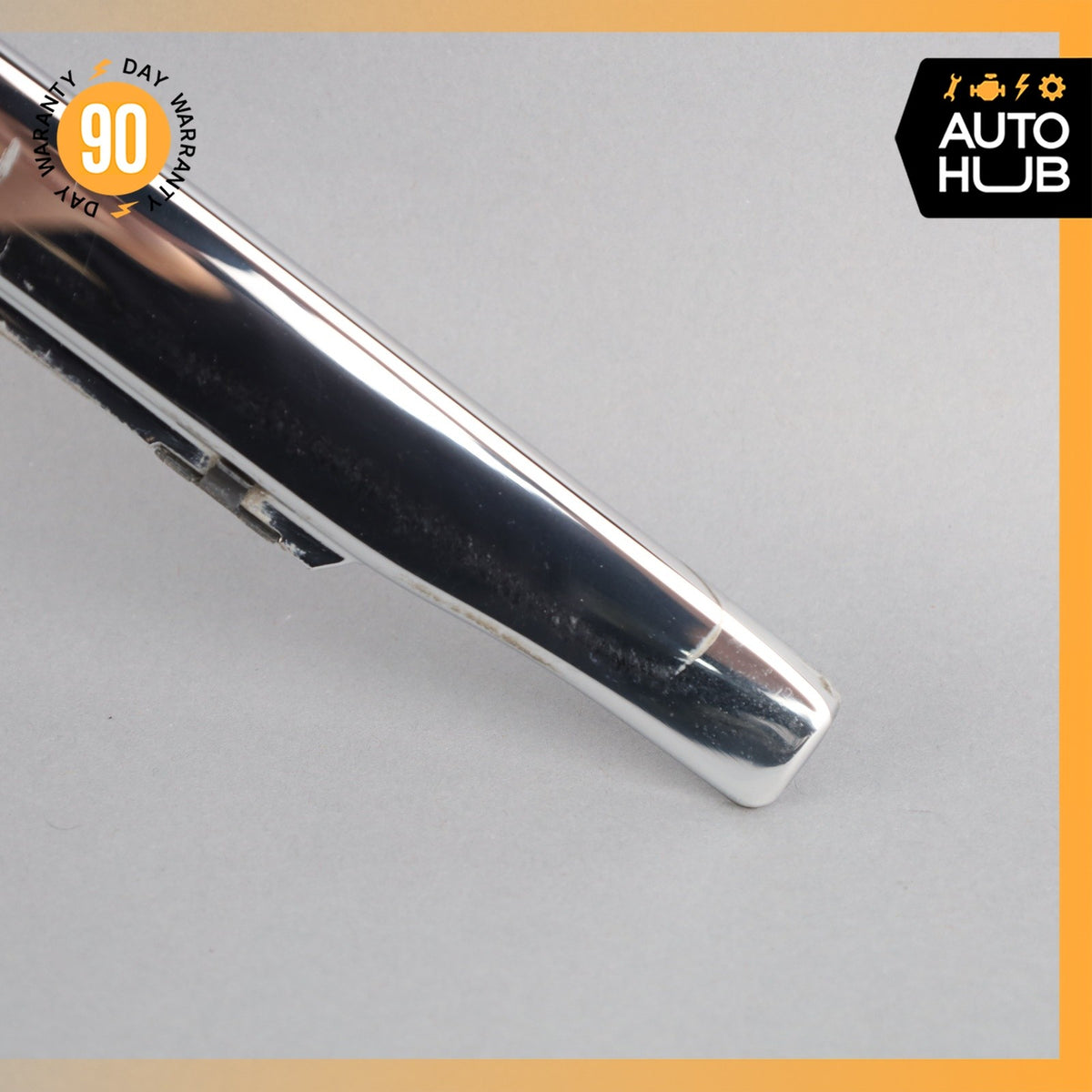 93-99 Mercedes W140 CL600 S500 Coupe Front Bumper Right Molding Trim Chrome OEM - photo 8