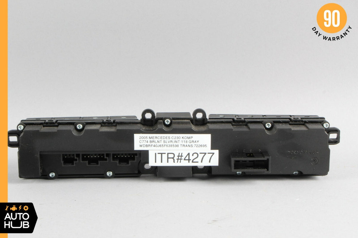 05-07 Mercedes W203 C230 C320 Dash Hazard Door Lock ESP Control Switch OEM - photo 5