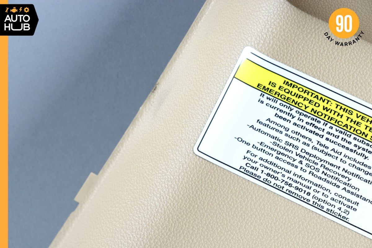 06-12 Mercedes X164 GL450 ML350 Dashboard Dash Board Left Side Trim Beige OEM - photo 3