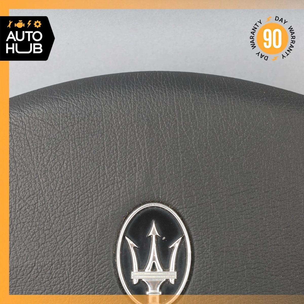 03-13 Maserati Quattroporte M139 Steering Wheel Air Bag Airbag Black OEM - photo 3