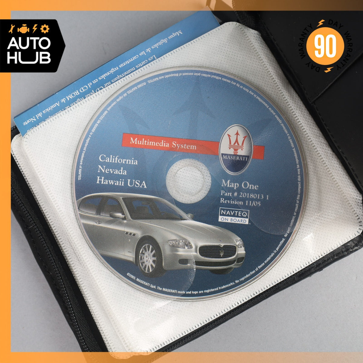 2006 Maserati Quattroporte M139 Comand GPS Map Navigation Disc Set OEM - photo 2