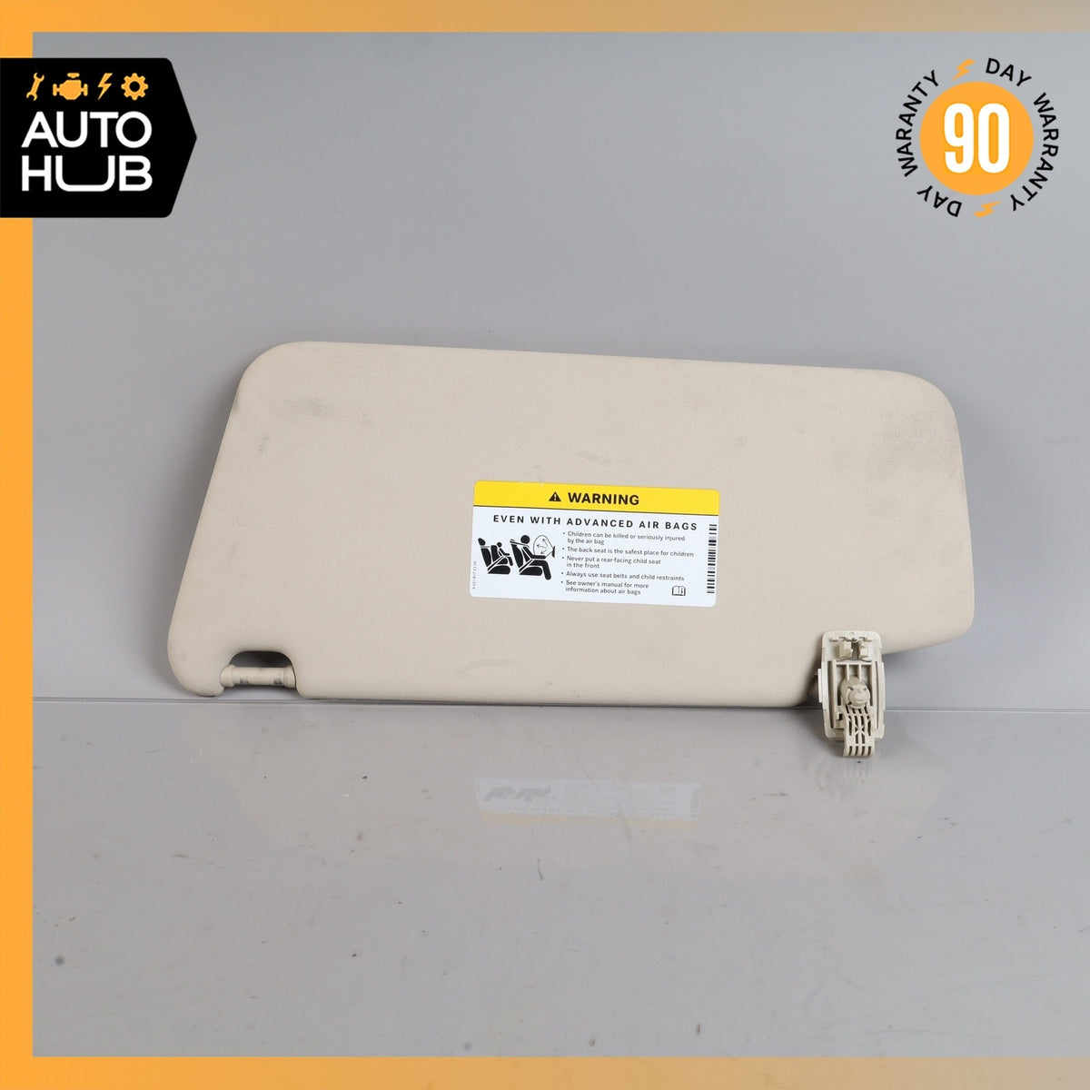 10-15 Mercedes X204 GLK250 GLK350 Right Side Sunvisor Sun Visor Beige OEM - photo 2