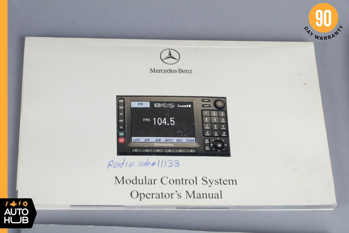 2002 Mercede-Benz W163 ML500 Operator's Owner's Manual OEM - photo 5