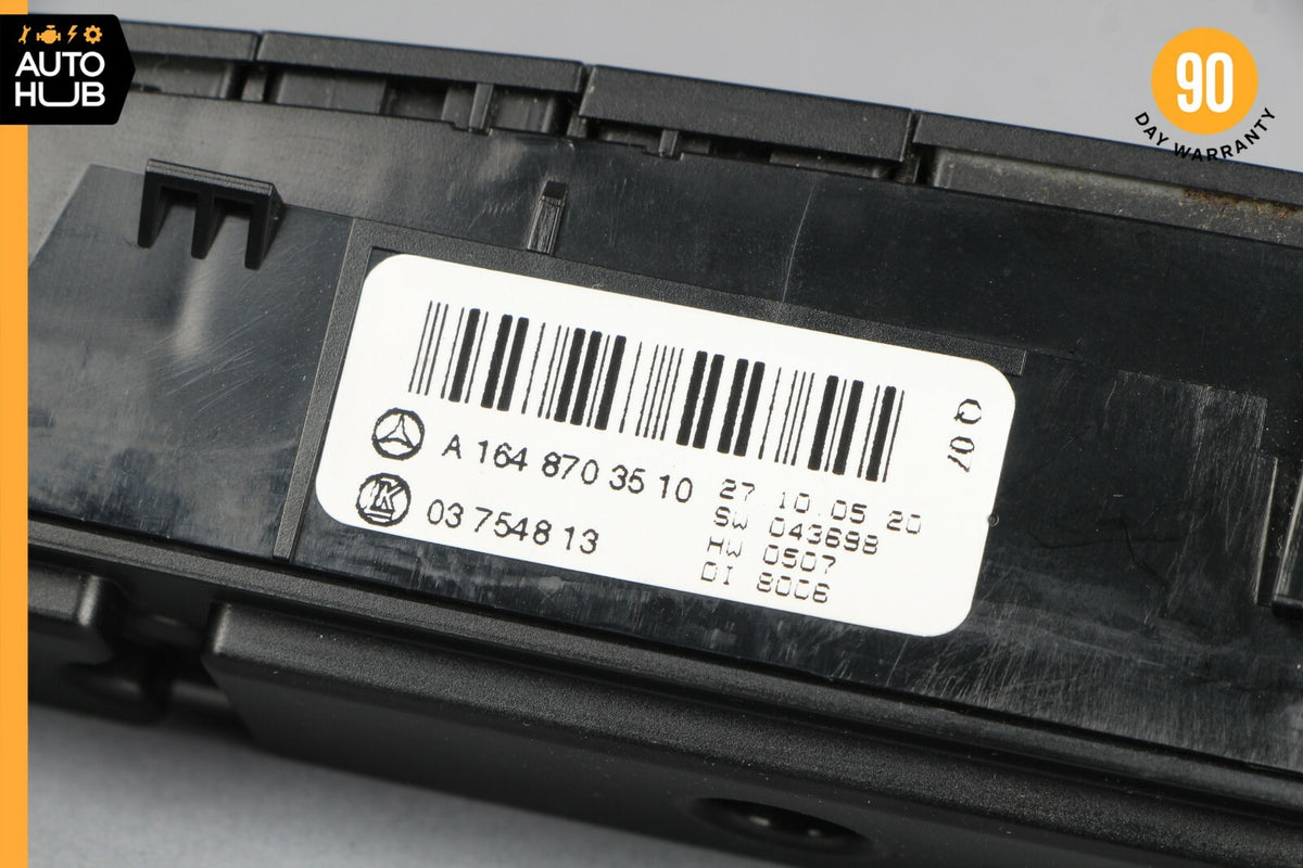 06-12 Mercedes W164 ML500 GL450 Dash Hazard Heated Seats ESP Control Panel OEM - photo 11