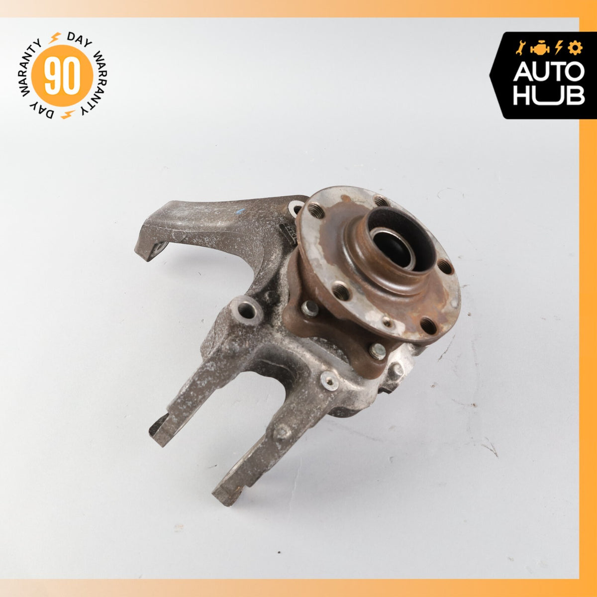 03-13 Bentley Continental Flying Spur Rear Left Side Spindle Knuckle Hub OEM 58k - photo 5