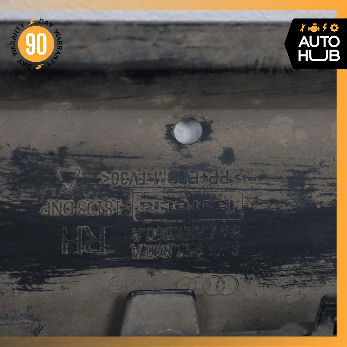 18-19 Audi B9 A5 S5 Right Side Skirt Rocker Panel Black OEM - photo 15