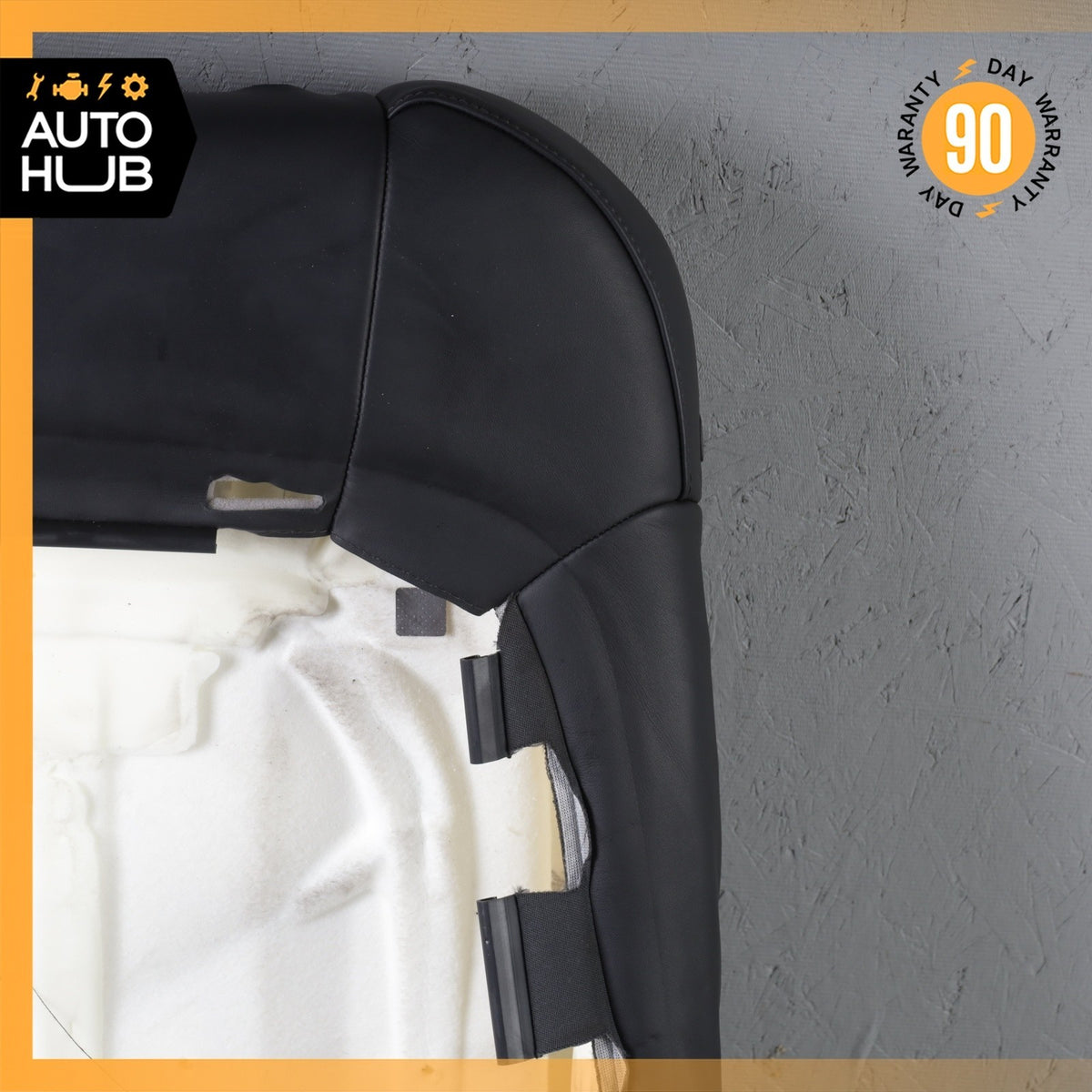 15-18 Porsche Macan 95B Front Right Side Seat Upper Cushion Leather Black OEM - photo 14