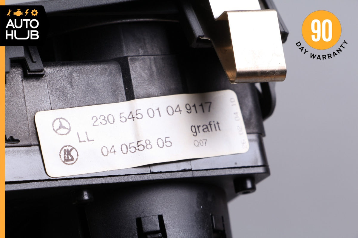 03-12 Mercedes R230 SL500 SL550 SL55 AMG Headlight Control Switch Charcoal OEM - photo 11