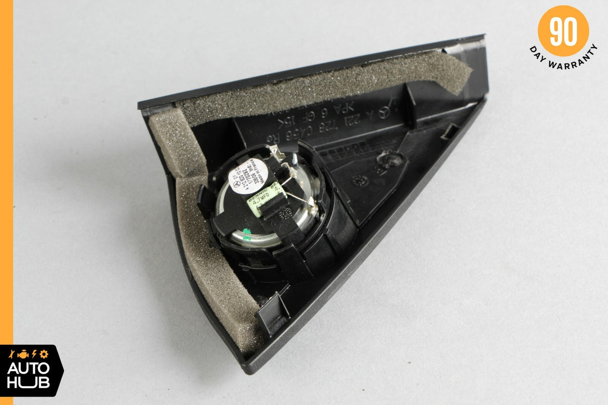 07-13 Mercedes W221 S450 S550 S63 Door Corner Speaker Right Passenger Black OEM - photo 8